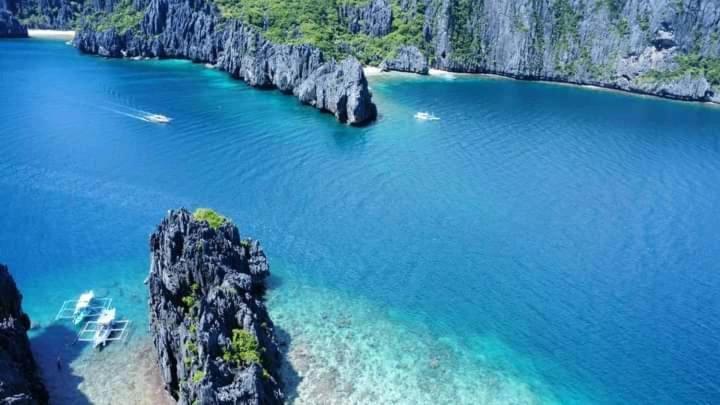 Bucana Kamp Payapa Beachfront El Nido Bagian luar foto